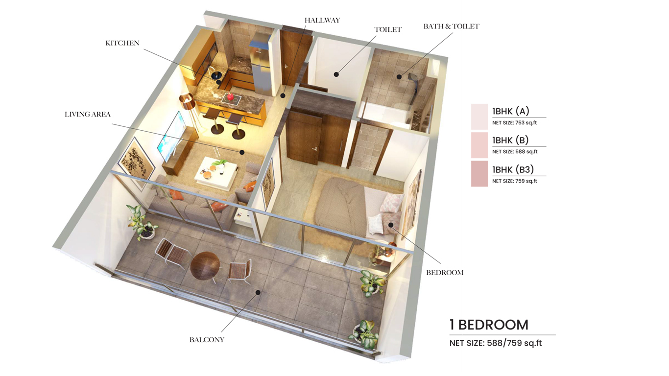 2 Bedroom