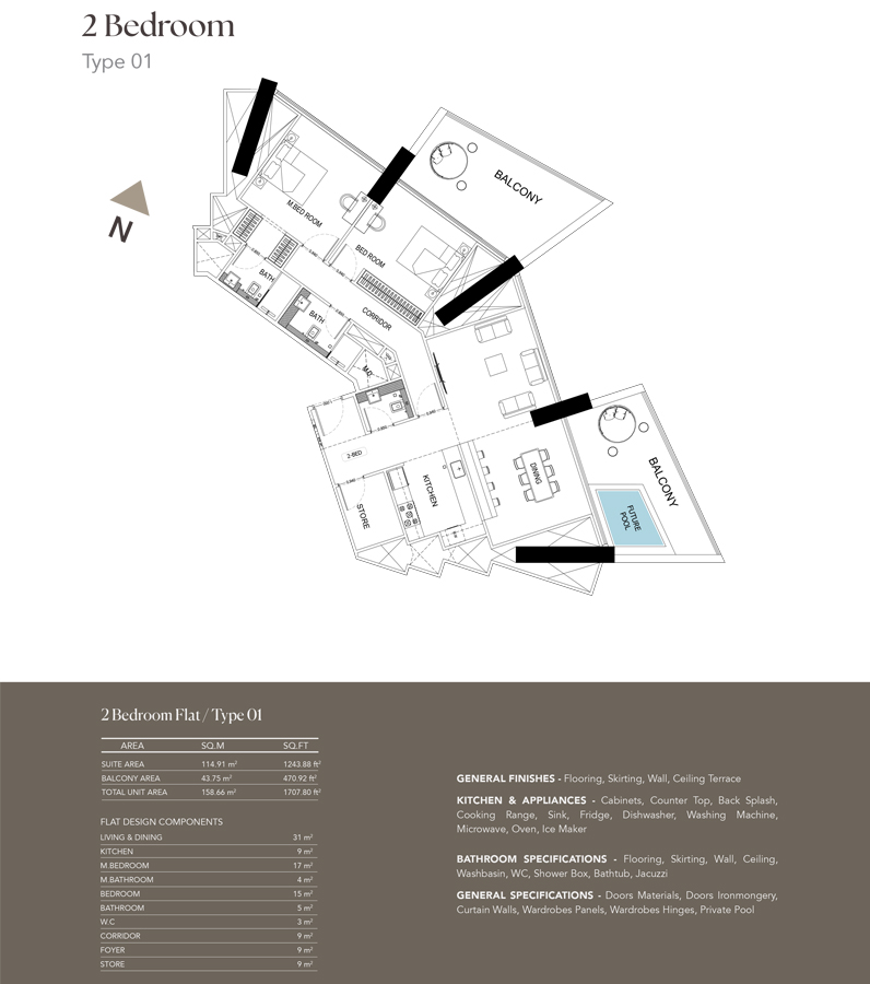 2 Bedroom