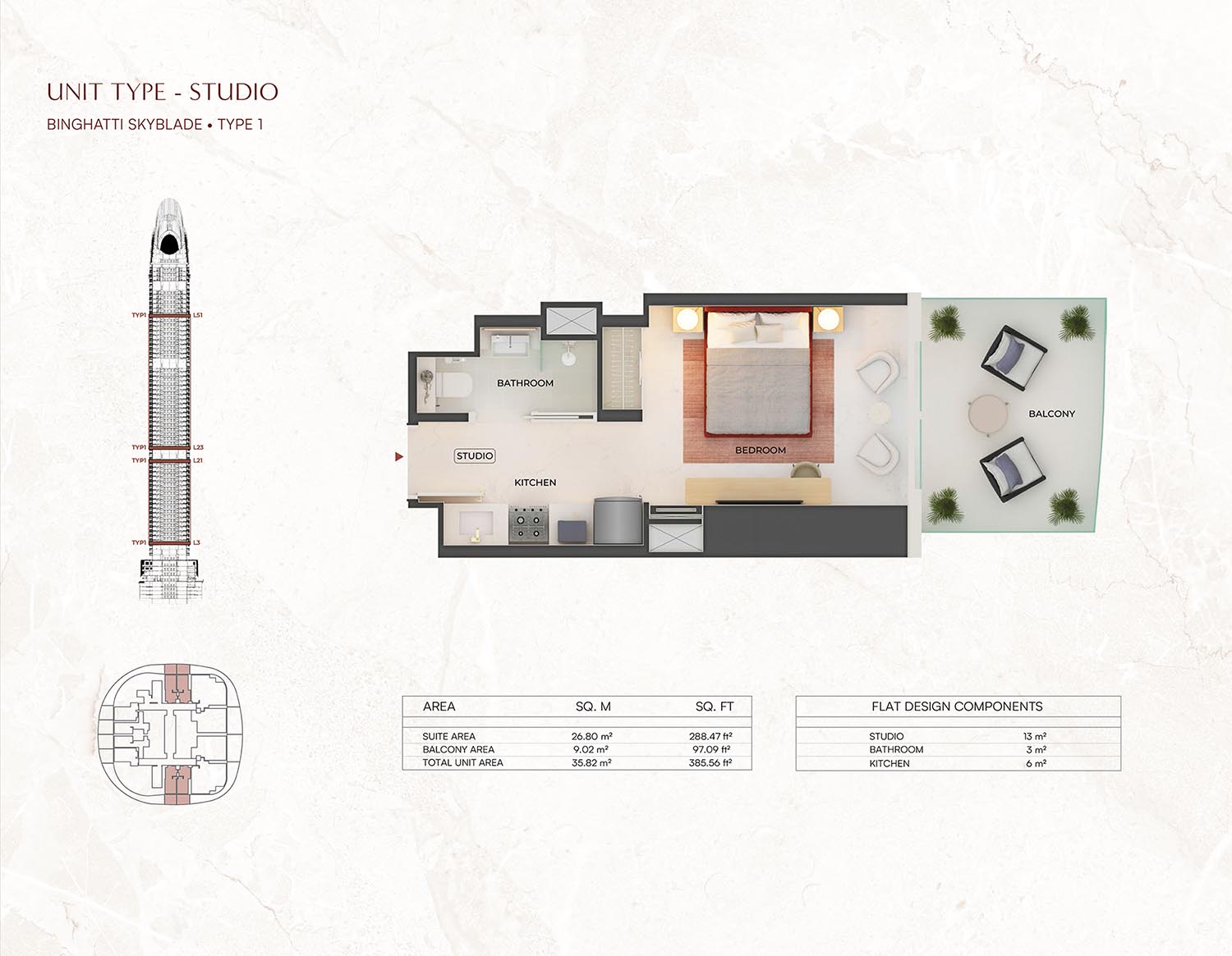 1 Bedroom