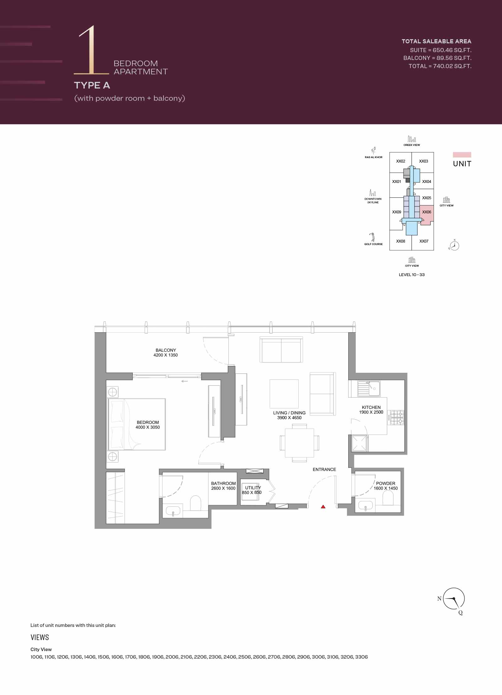 1 Bedroom