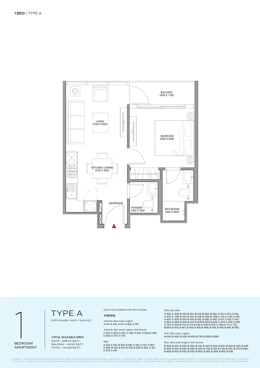 1 Bedroom