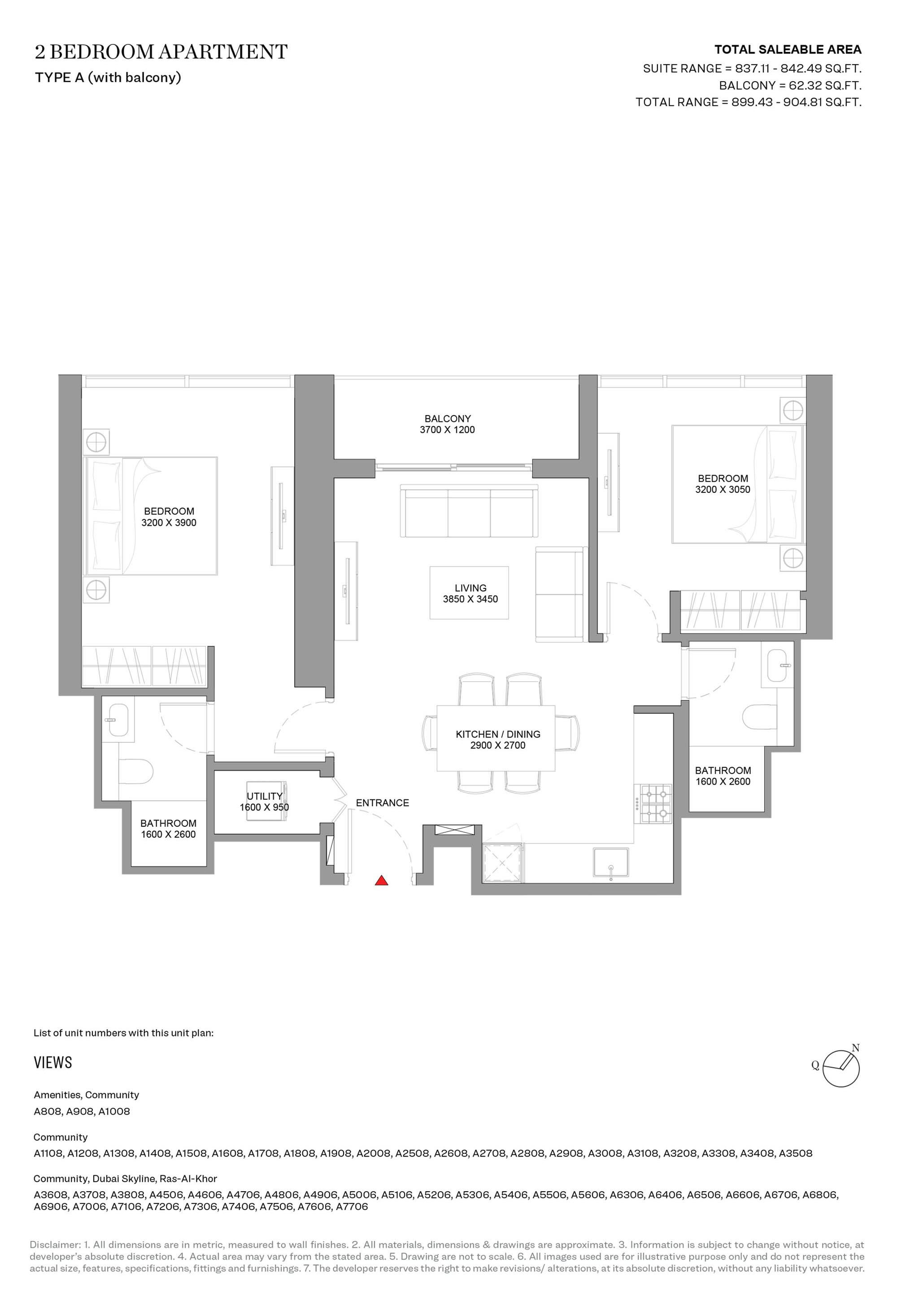 2 Bedroom