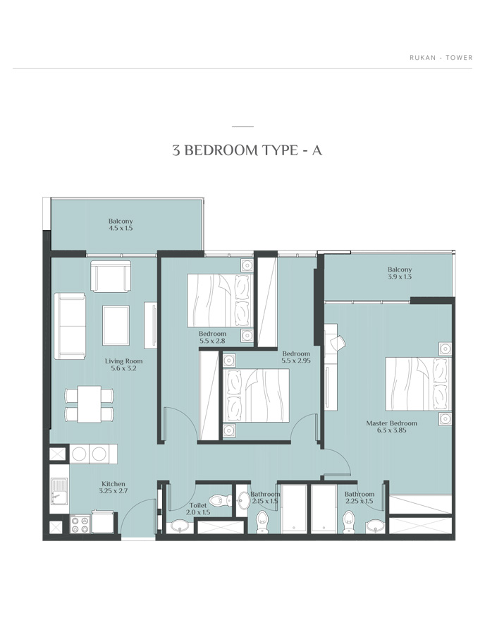 2 Bedroom