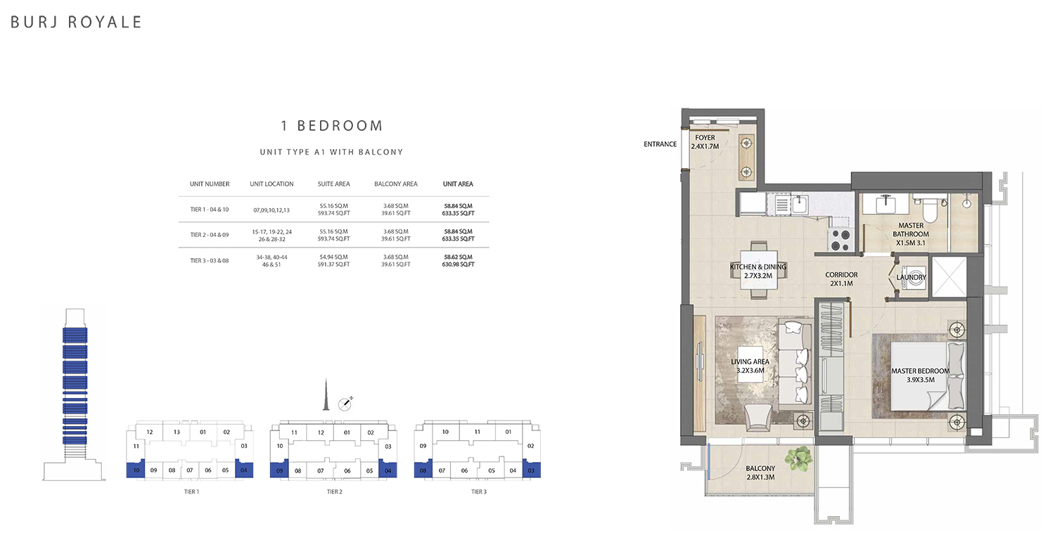1 Bedroom